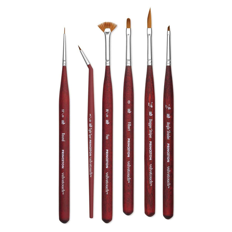 Princeton Velvetouch Series 3950 Premium Synthetic Blend Brush - Mini 6PC Set