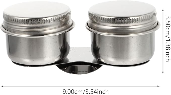 Stainless Steel Colour Mixing Pot with Lids