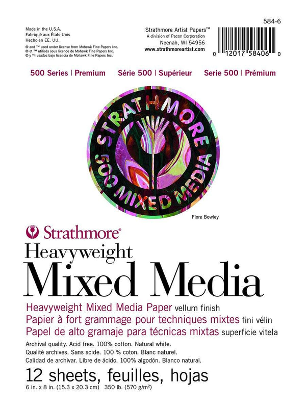 Strathmore 500 Series Mixed Media Extra Heavyweight Pads - Art Supplies Australia