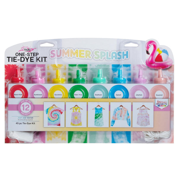 Tulip One Step Tie-Dye Kit 8 Colour Summer Splash - Art Supplies Australia