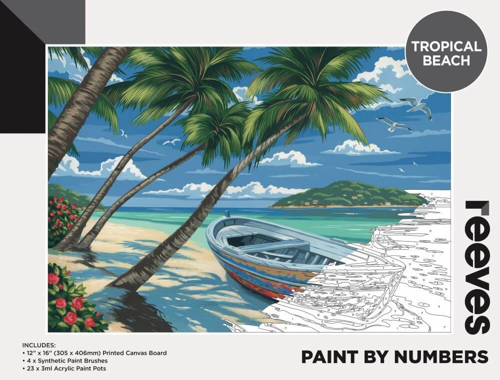 Reeves Paint by Numbers - Art Supplies Australia