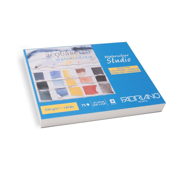 Cold Pressed Watercolor Paper Pad 2 Pack 48 Pages Total 300 Gram 140 Pound  25% Cotton 
