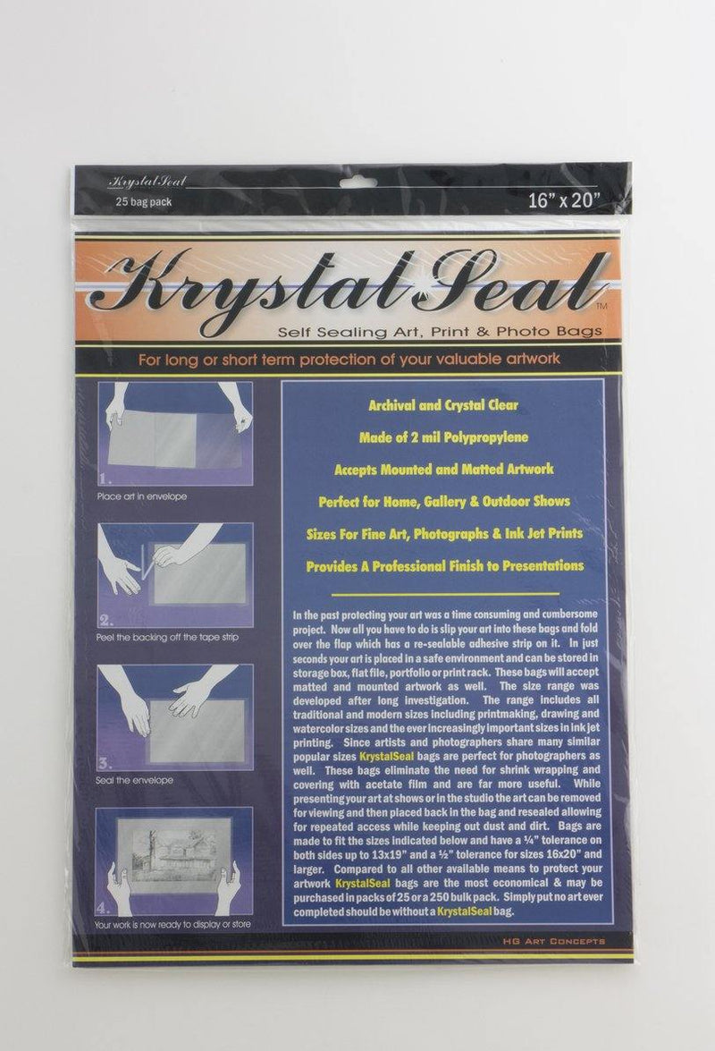 Krystal Seal Bag 25 Pack - Art Supplies Australia
