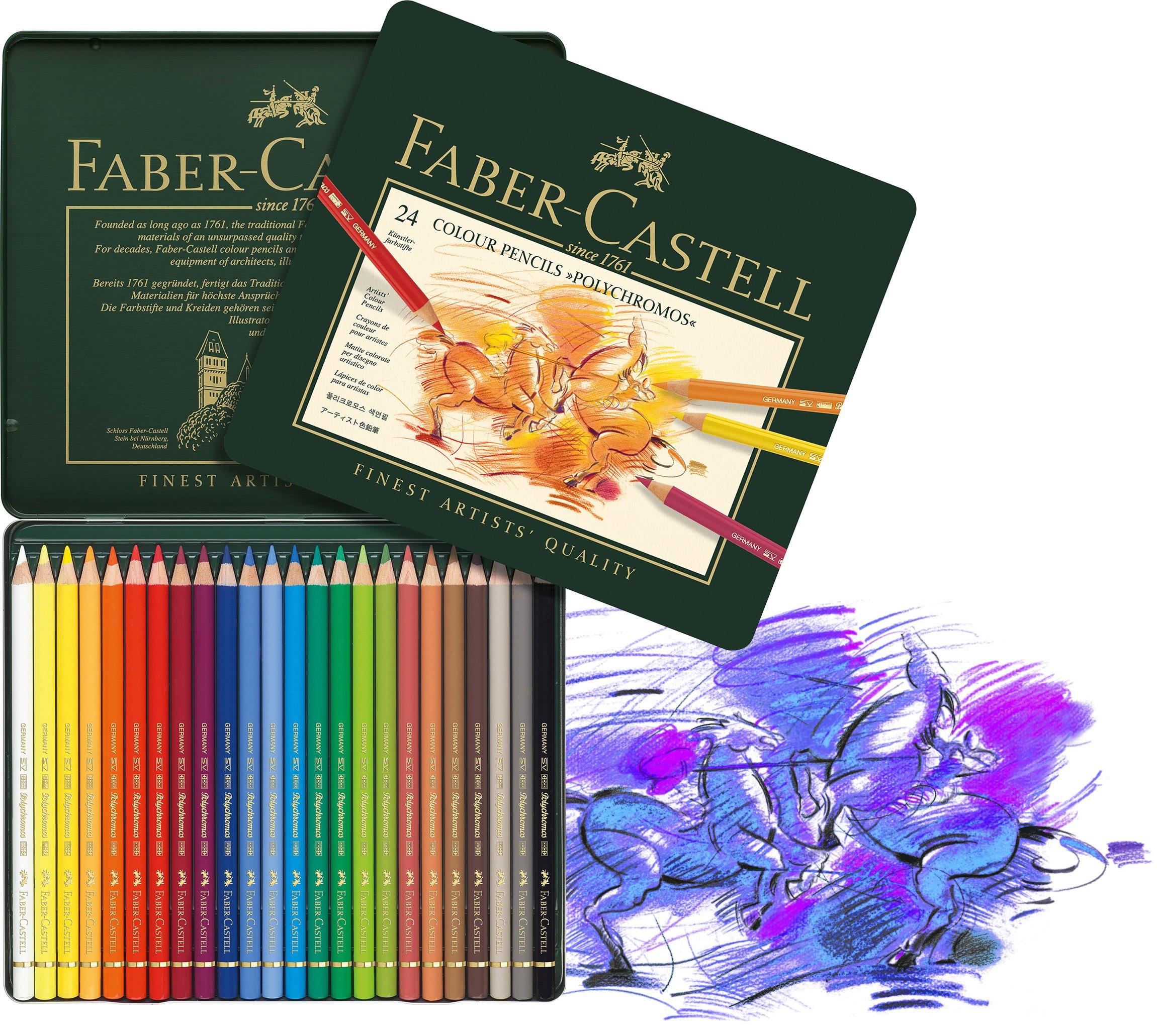 Faber-Castell Polychromos Colour Pencil Sets - Art Supplies Australia