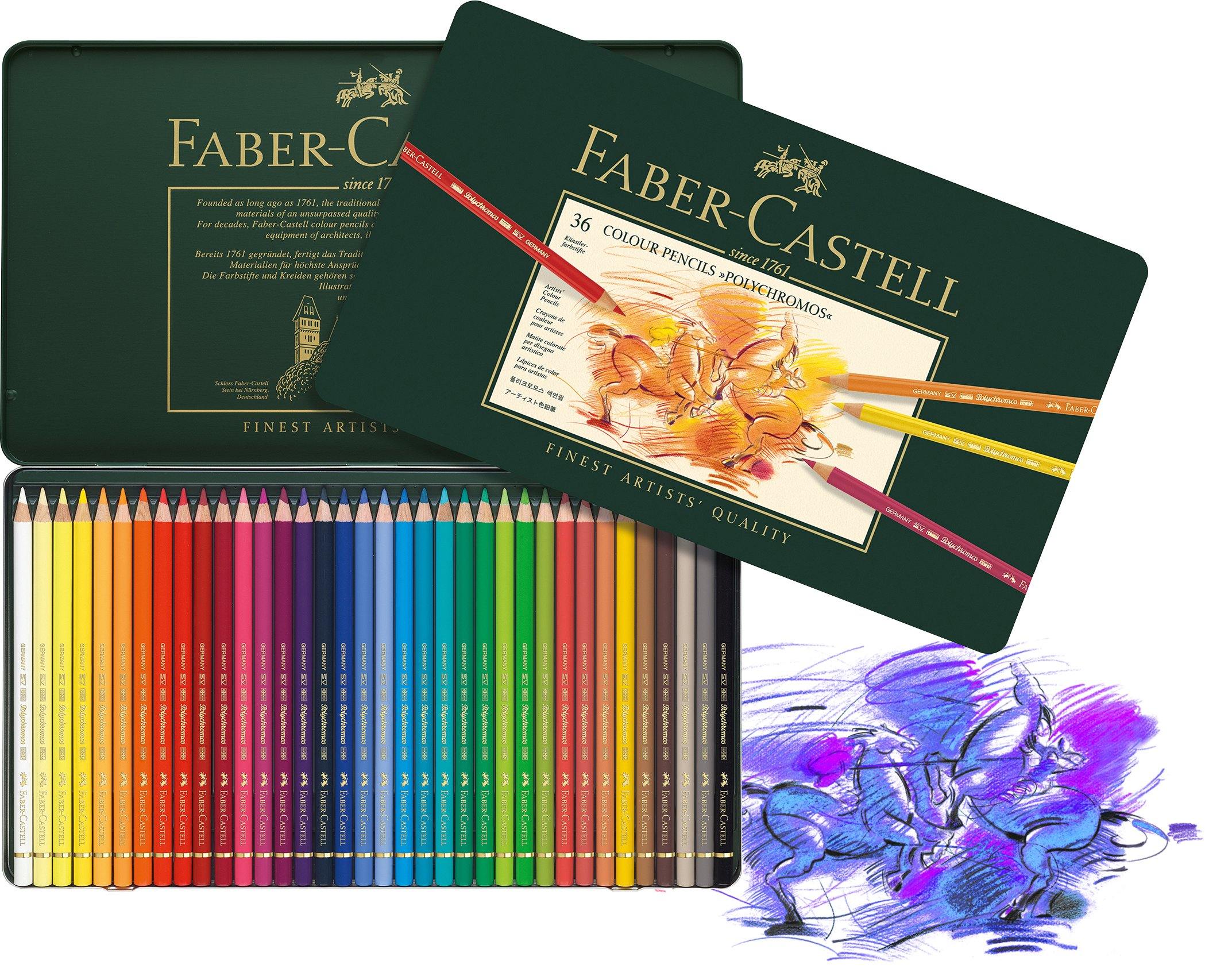 Faber-Castell Polychromos Colour Pencil Sets - Art Supplies Australia