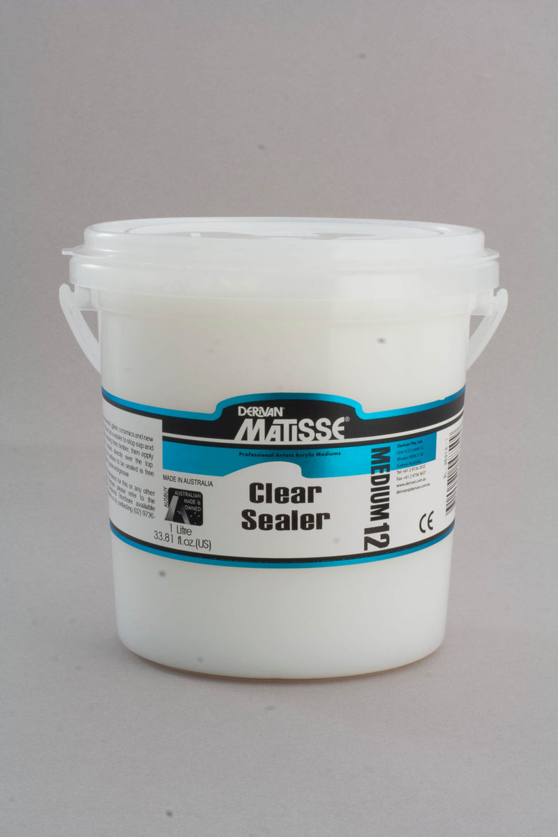 Matisse Acrylic Medium MM12 Clear Sealer - Art Supplies Australia