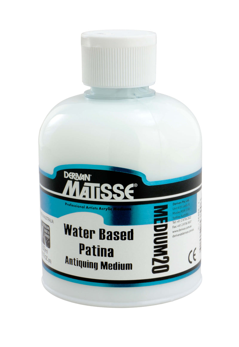 Matisse Acrylic Medium MM20 Water-Based Patina (Antiquing Medium) - Art Supplies Australia