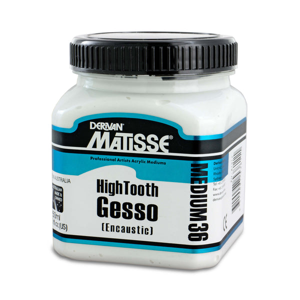 Matisse Acrylic Medium MM36 High Tooth Gesso (Encaustic) - Art Supplies Australia