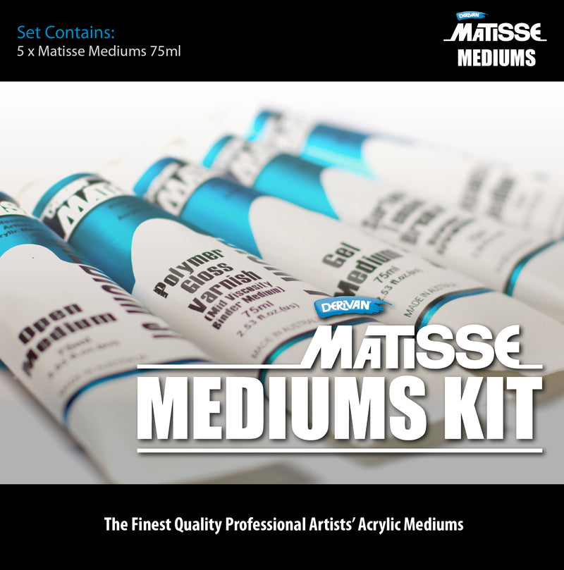 Matisse Acrylic Medium Kit - Art Supplies Australia