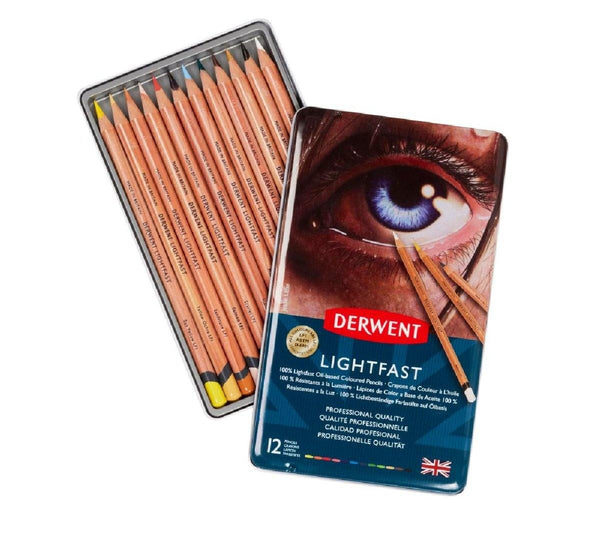 Derwent Professional 100% Lightfast Oil-based Colour Pencil Sets - Art Supplies Australia