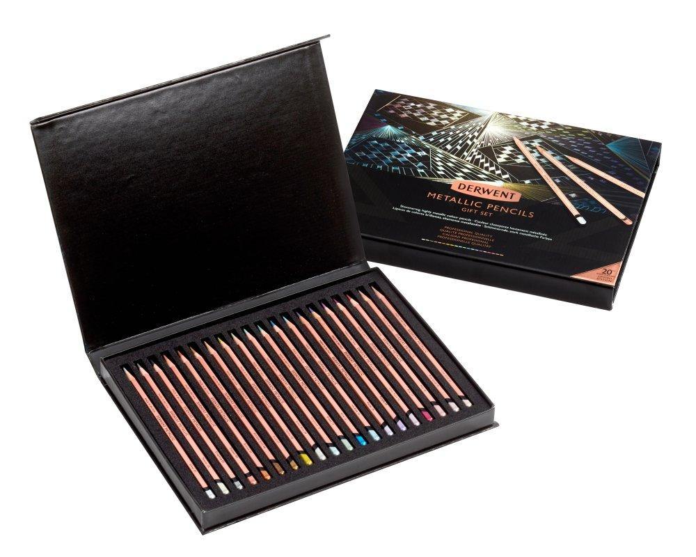 Derwent Professional Metallic Colour Pencil Sets (Non-Soluble) - Art Supplies Australia