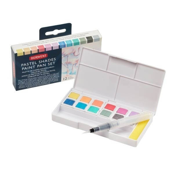 Derwent Pastel Shades Paint Pan Set - Art Supplies Australia