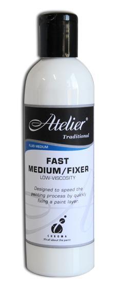 Atelier Acrylic Medium - Fast Medium/Fixer - Art Supplies Australia