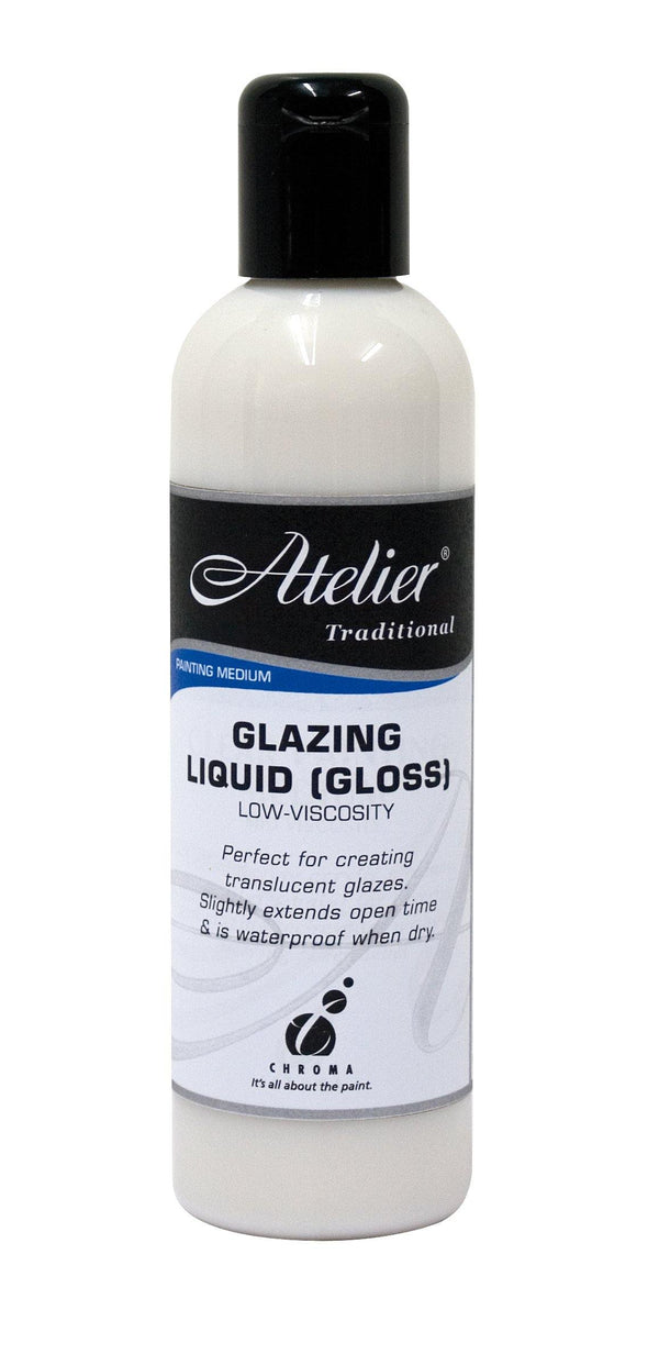 Atelier Acrylic Medium - Glazing Liquid Gloss - Art Supplies Australia