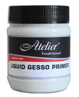 Atelier Acrylic Medium - Liquid Gesso Primer - Art Supplies Australia