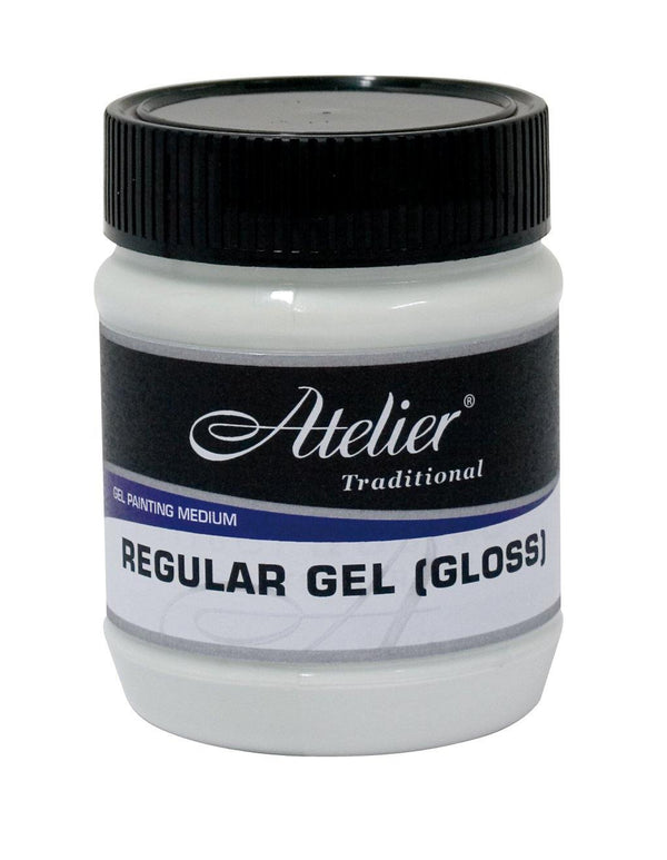 Atelier Acrylic Medium - Regular Gel Gloss - Art Supplies Australia