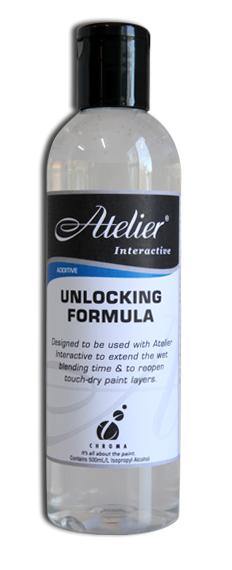 Atelier Acrylic Medium - Unlocking Formula - Art Supplies Australia