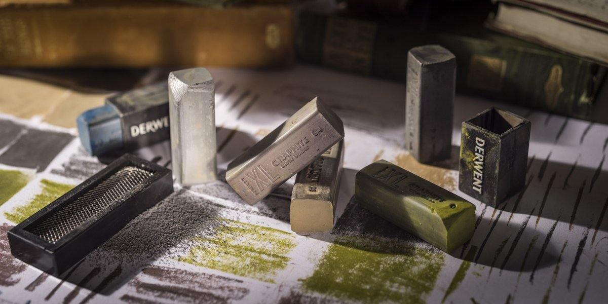 Derwent XL Fine Art Graphite Blocks Set of 6 - Art Supplies Australia
