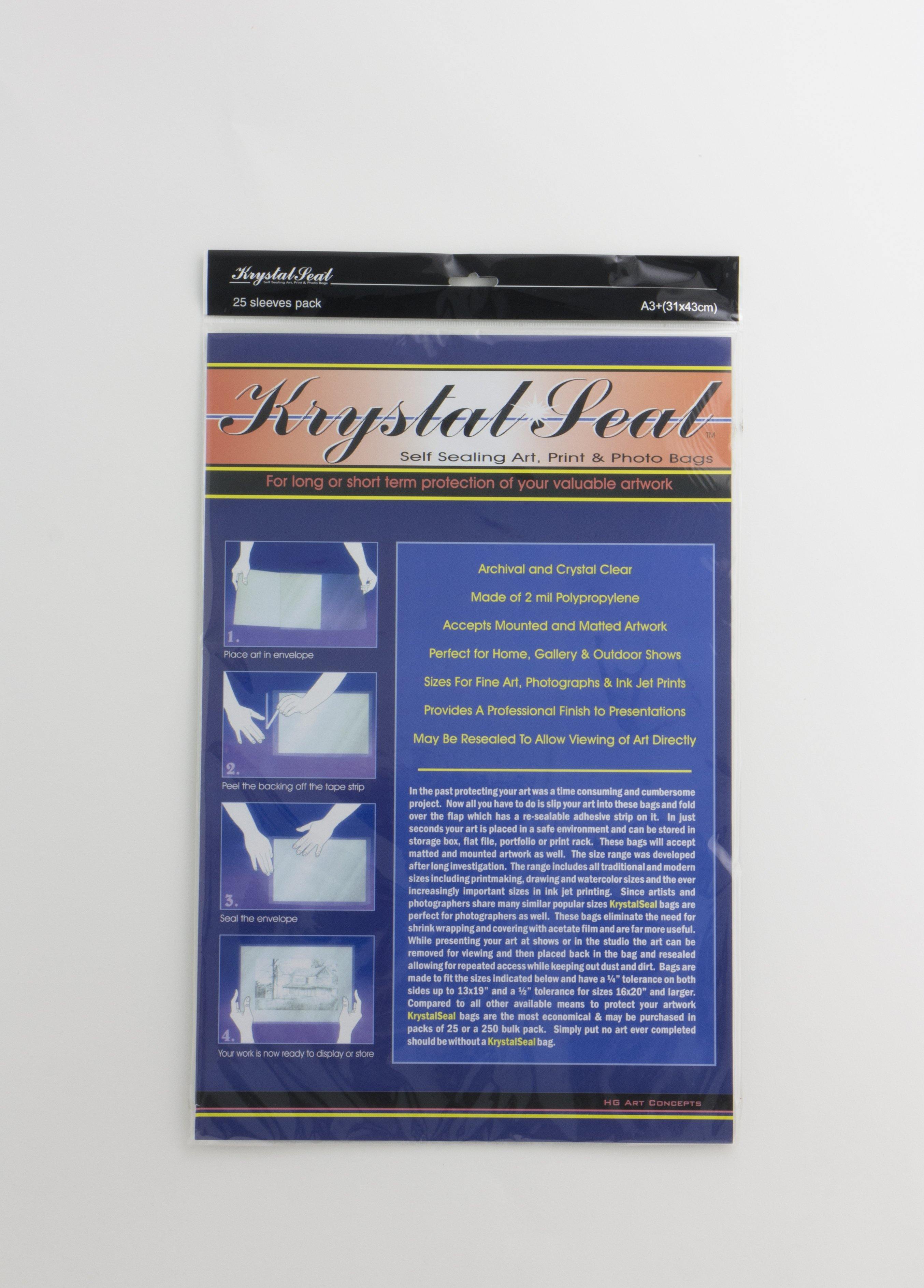 Krystal Seal Bag 25 Pack - Art Supplies Australia