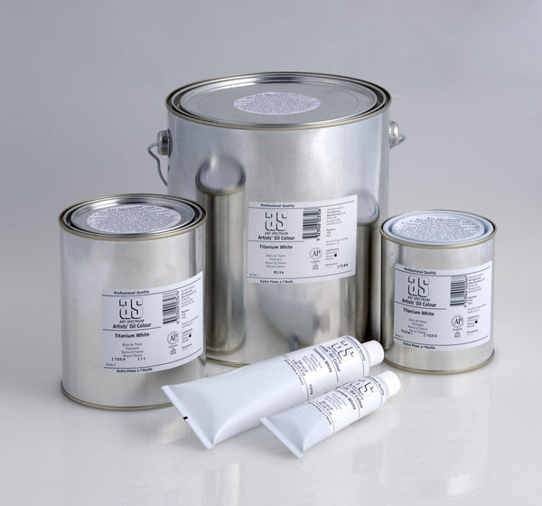 Art Spectrum Professional Oil 1 Liter Titanium White/Zinc White - Art Supplies Australia