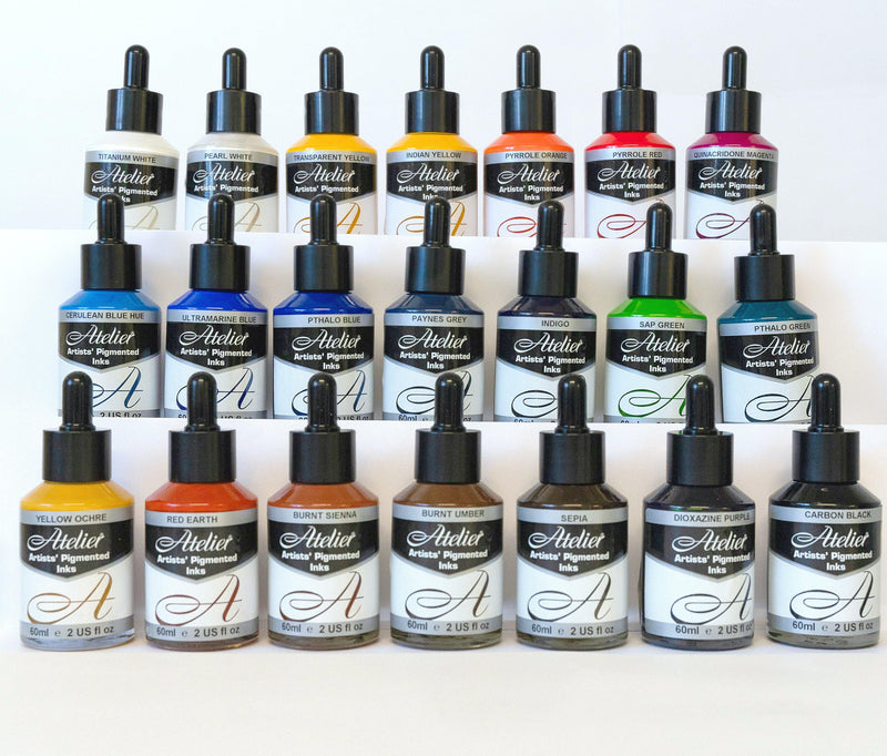 Atelier Artists' Pigmented Acrylic Ink 60ml - Art Supplies Australia