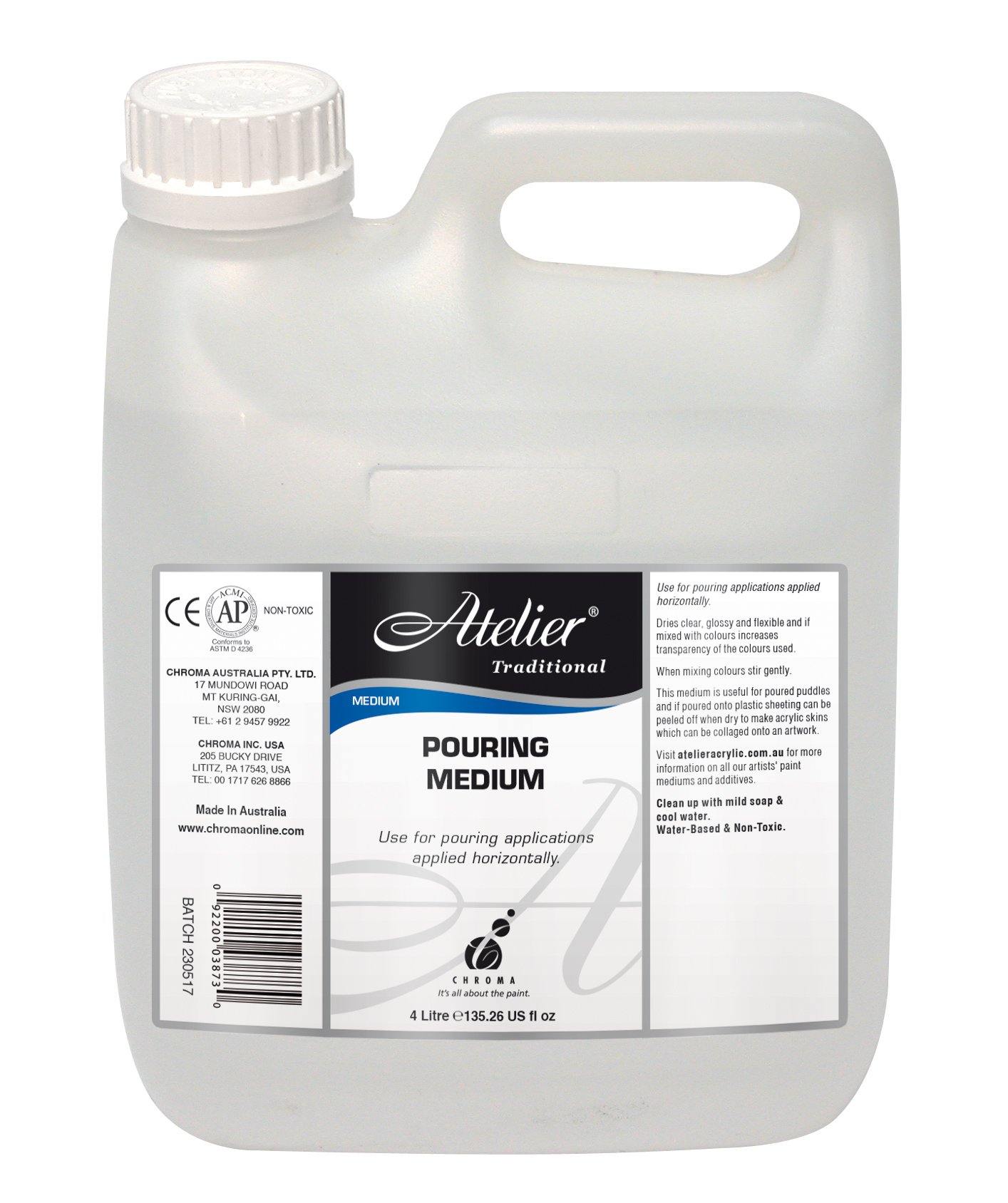 Atelier Acrylic Medium - Pouring Medium - Art Supplies Australia