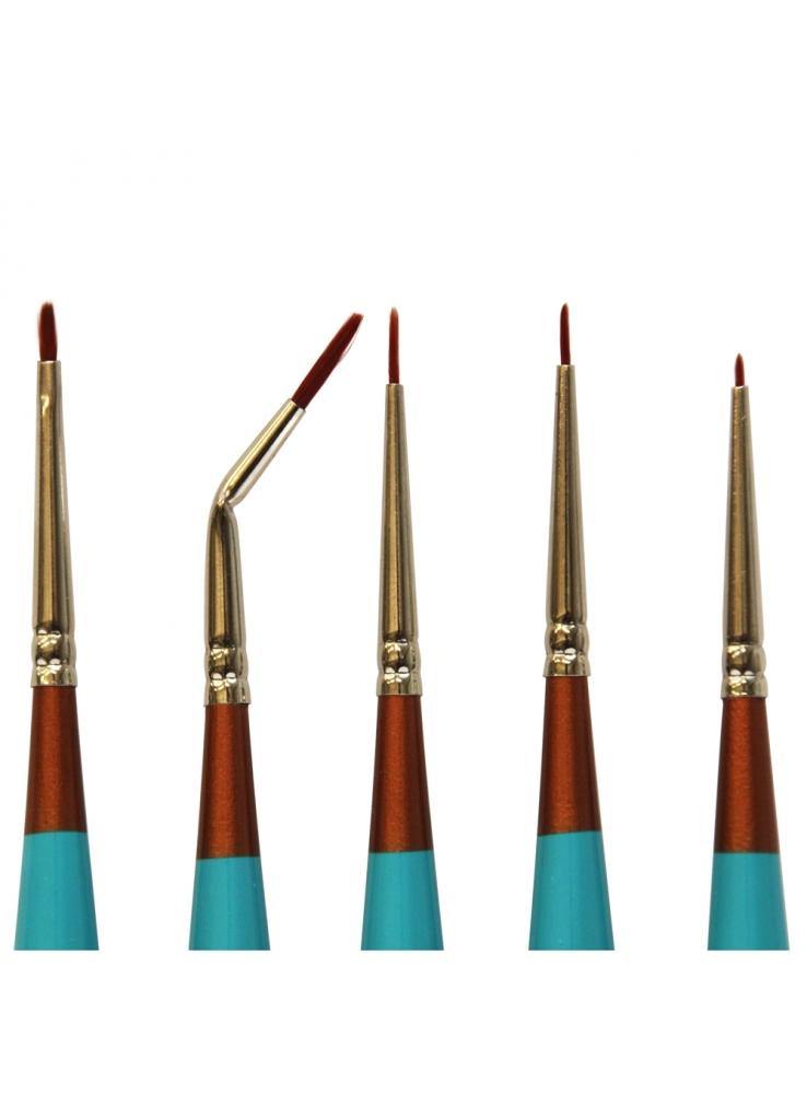 Mont Marte Mini Detail Brush Set 5 Pieces - Art Supplies Australia