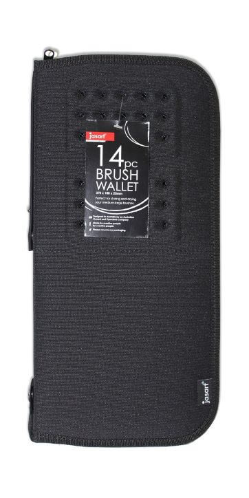 Jasart Brush Wallet - Art Supplies Australia