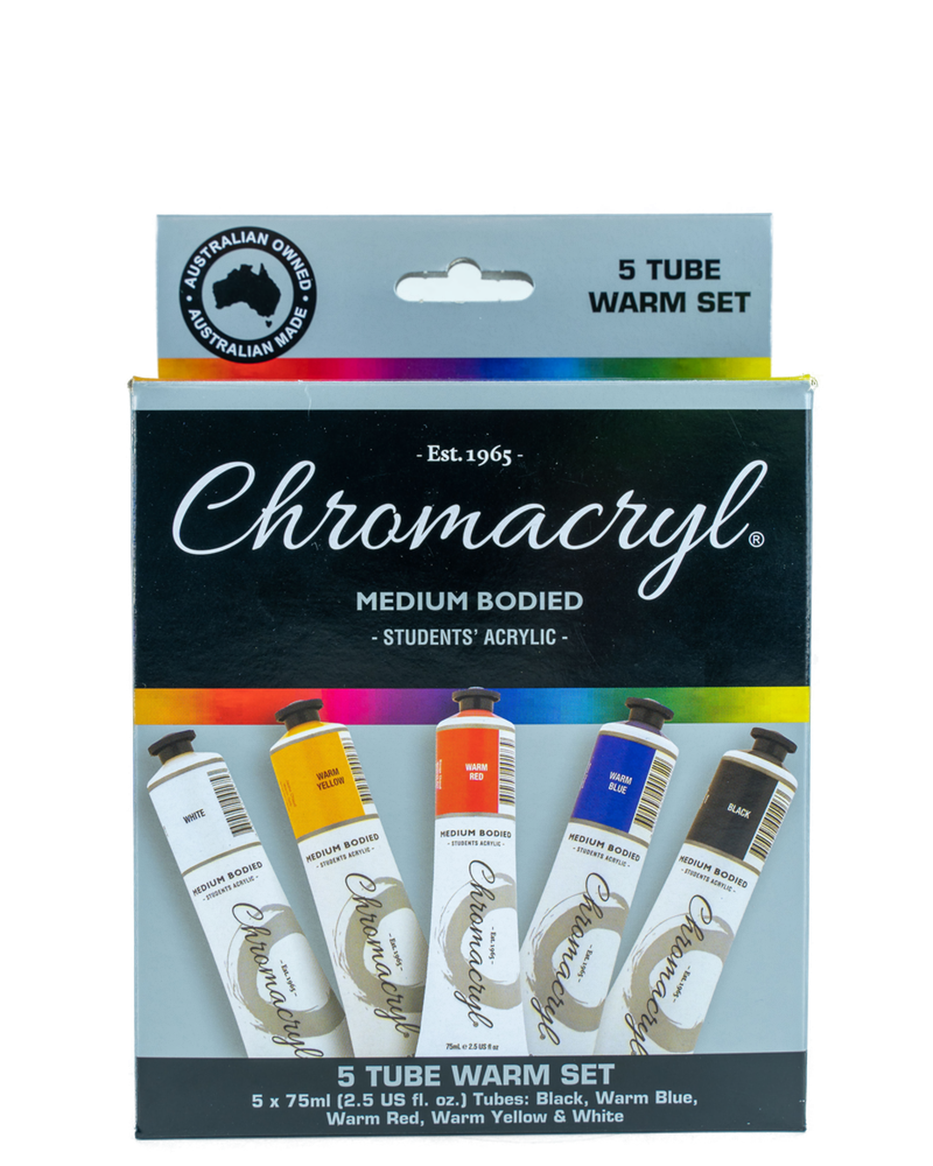 Chromacryl Students Medium Body Acrylic Paint Sets - Art Supplies Australia