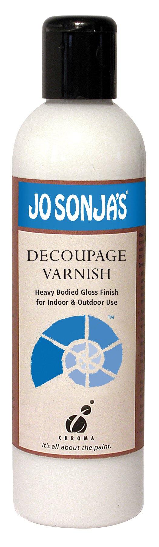 Jo Sonja's Decoupage Varnish 250ml - Art Supplies Australia