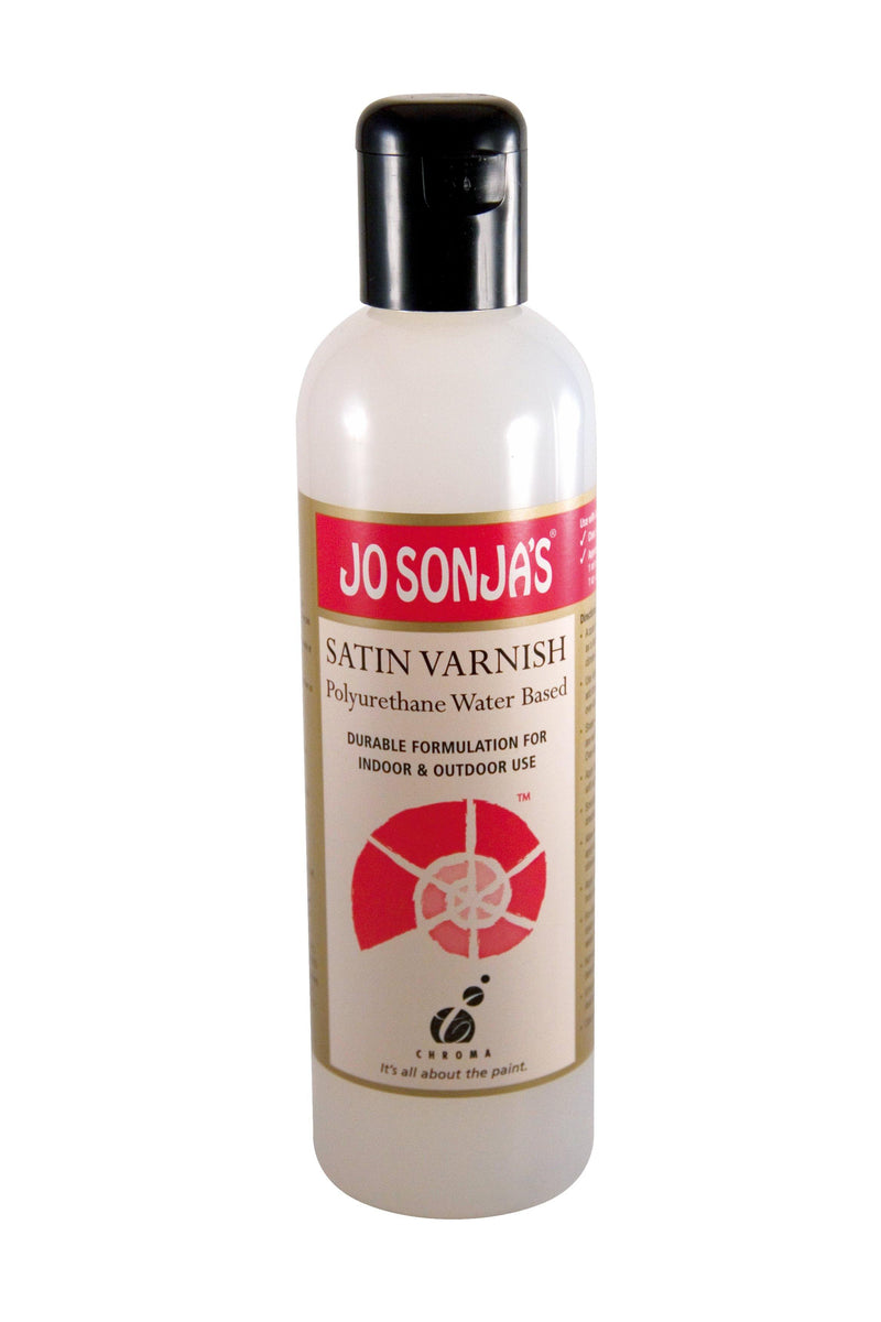 Jo Sonja's Polyurethane Varnish - Satin, 2 oz bottle | BLICK Art Materials Jo Sonja's Polyurethane Varnish - Satin, 2 oz bottle | BLICK Art Materials
