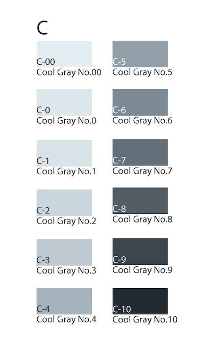 Copic Ciao Markers Cool Grey - Art Supplies Australia