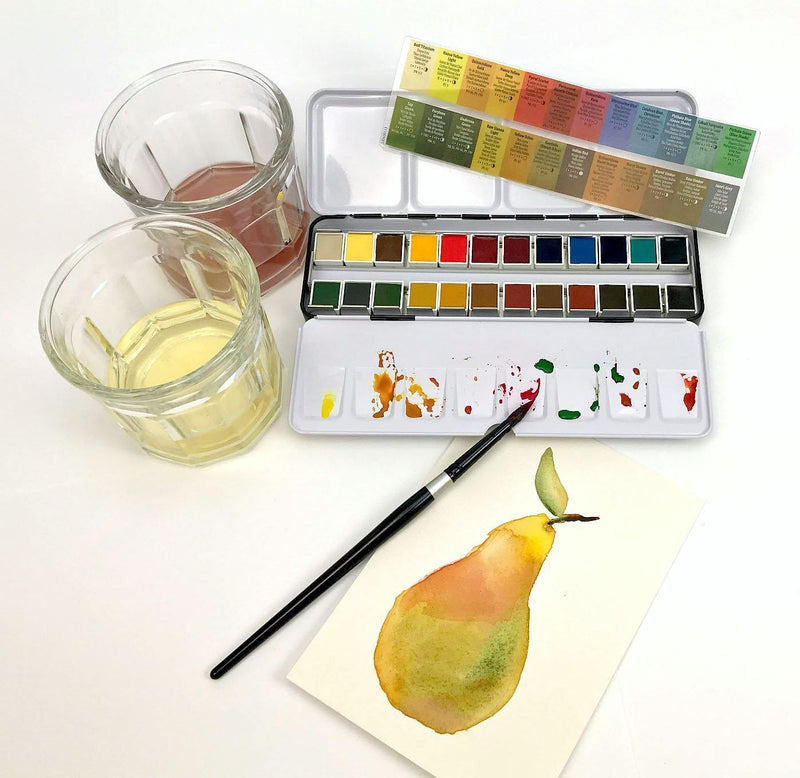 DANIEL SMITH Extra Fine Artist's Hand Poured Watercolour Half Pan Sets with A Box - Art Supplies Australia