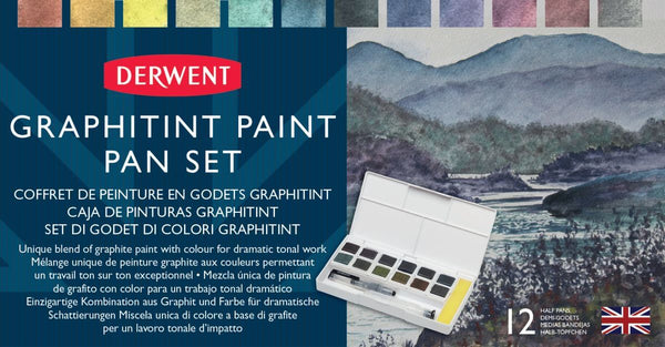 Derwent Graphitint Paint Pans - Art Supplies Australia