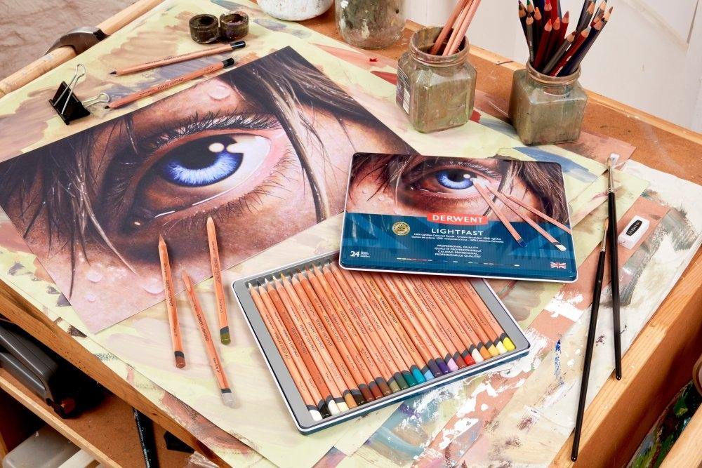Derwent Professional 100% Lightfast Oil-based Colour Pencil Sets - Art Supplies Australia