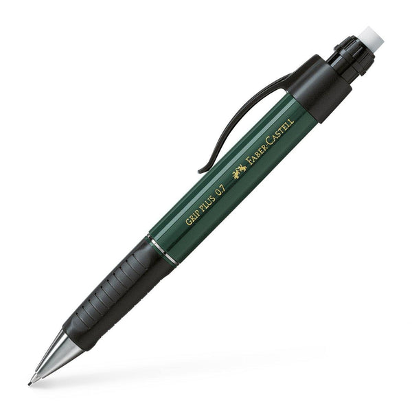 Faber-Castell Mechanical Pencil Grip Plus 0.7mm Green Metallic - Art Supplies Australia