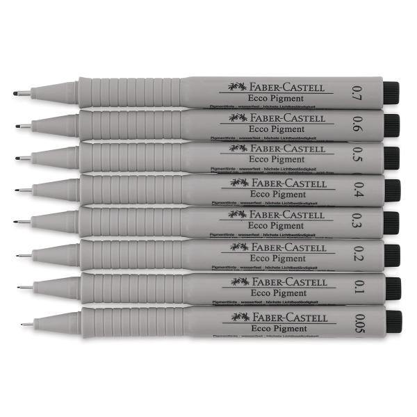 Faber-Castell Artist Fibre-tip Pen Ecco Pigment Fineliner - Art Supplies Australia