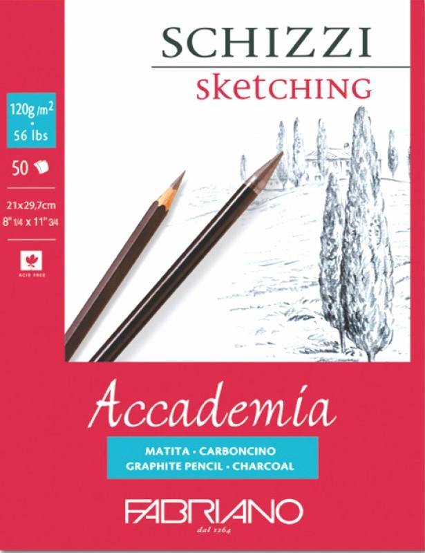 Fabriano Accademia Drawing & Sketching Pads 50 Sheets 120GSM - Art Supplies Australia