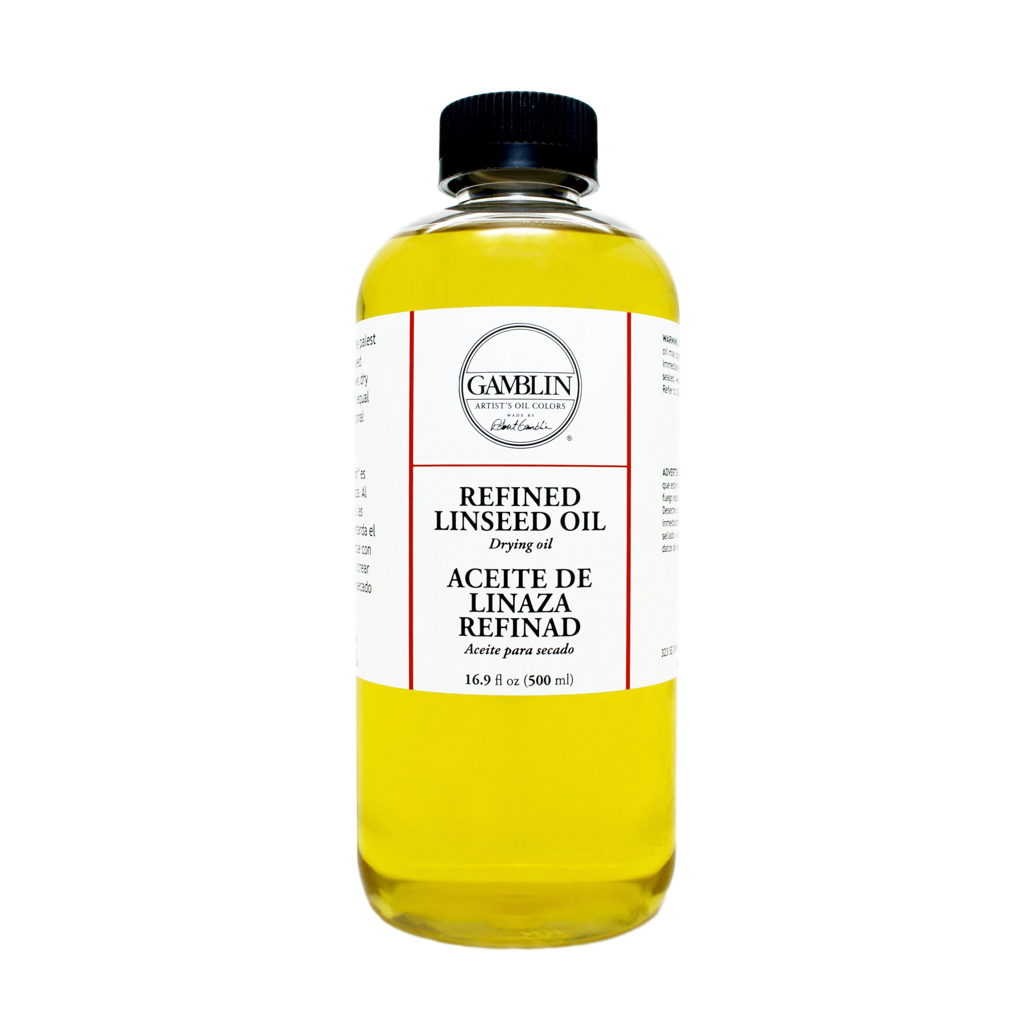 Gamblin Refined (Low Acid) Linseed Oil - Art Supplies Australia