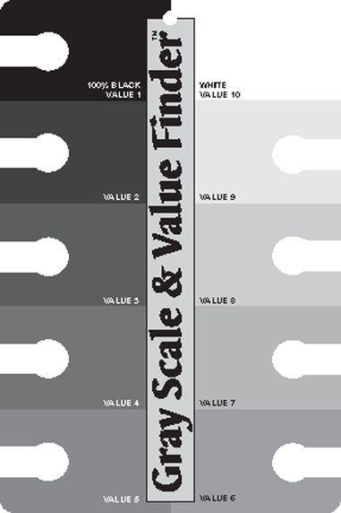 Gray Scale & Value Finder Colour Wheel - Art Supplies Australia