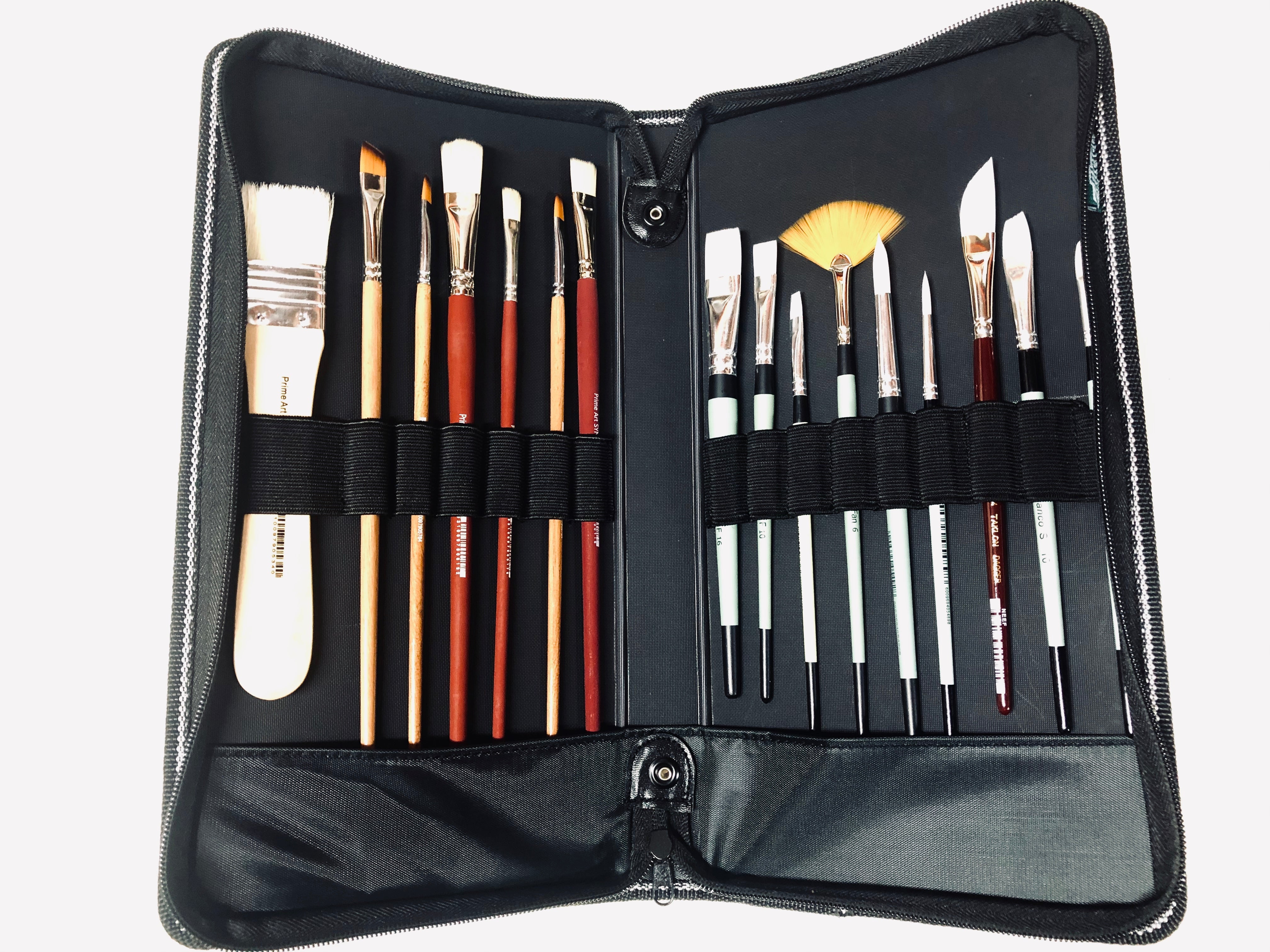 Brush Holder Case Zip Folder-15 Pockets - Art Supplies Australia