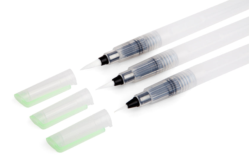 Jasart Aqua Brush - Refillable, Fine, Medium & Thick - Art Supplies Australia