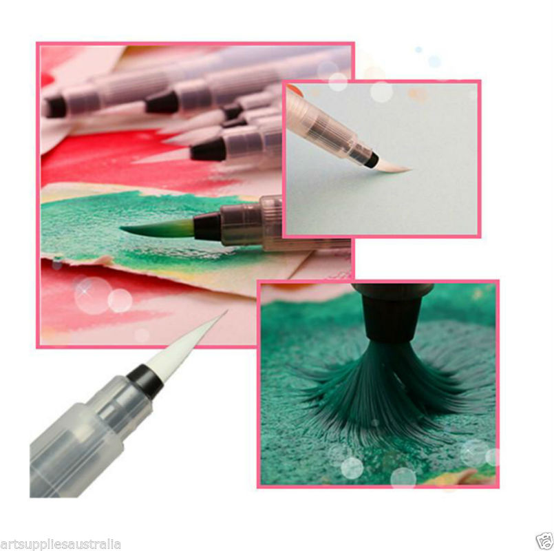 Jasart Aqua Brush - Refillable, Fine, Medium & Thick - Art Supplies Australia