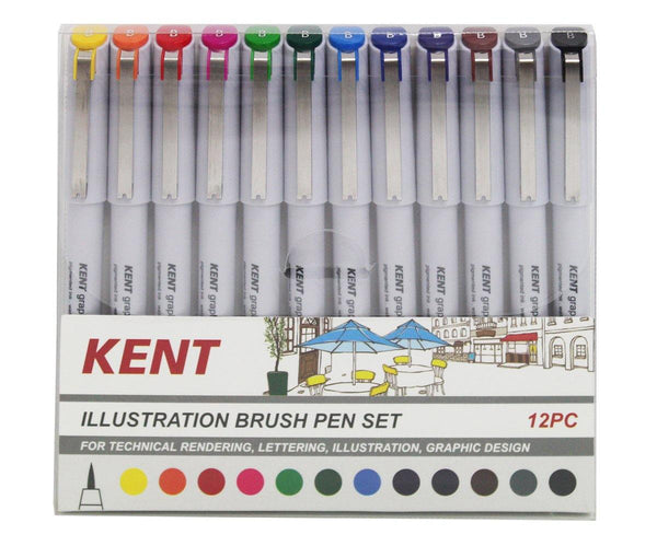 Kent Graphic Illustration Brush Set - Art Supplies Australia