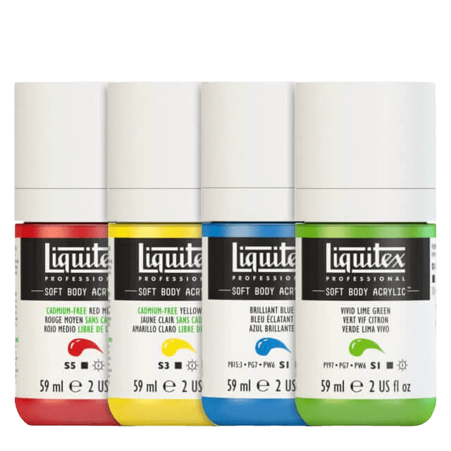 Liquitex Professional Soft Body Acrylic Paints - 59ml (2 oz) - Art Supplies Australia