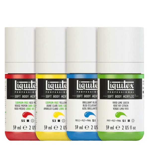 Liquitex Professional Soft Body Acrylic Paints - 59ml (2 oz) - Art Supplies Australia