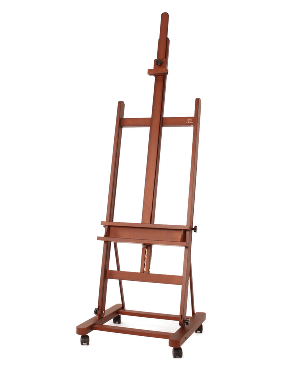 Luca Large Studio H-frame Artist Easel with Wheel, Holds Canvas up to 215cm - Art Supplies Australia