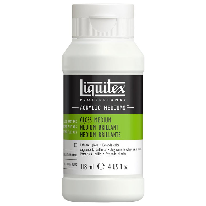 Liquitex Acrylic Fluid Medium - Professional Gloss Medium - Art Supplies Australia