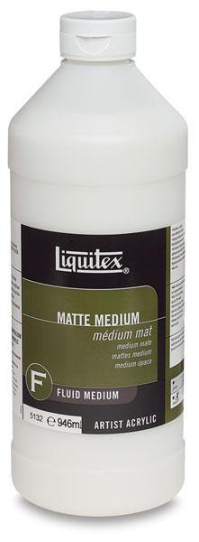 Liquitex Acrylic Fluid Medium - Matte Medium - Art Supplies Australia