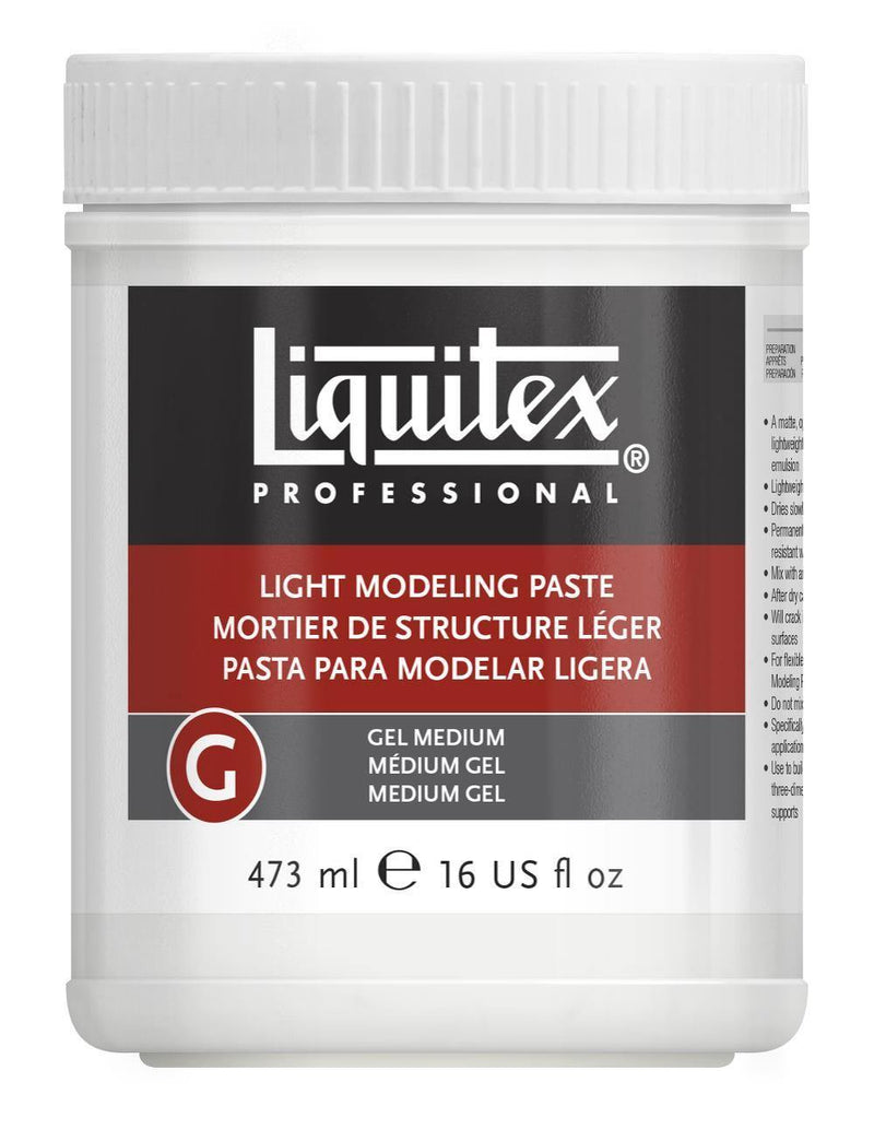 Liquitex Acrylic Gel Medium - Light Modeling Paste - Art Supplies Australia